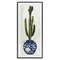 Stupell Industries Cactus in Blue Ornate Vase Framed Giclee Art